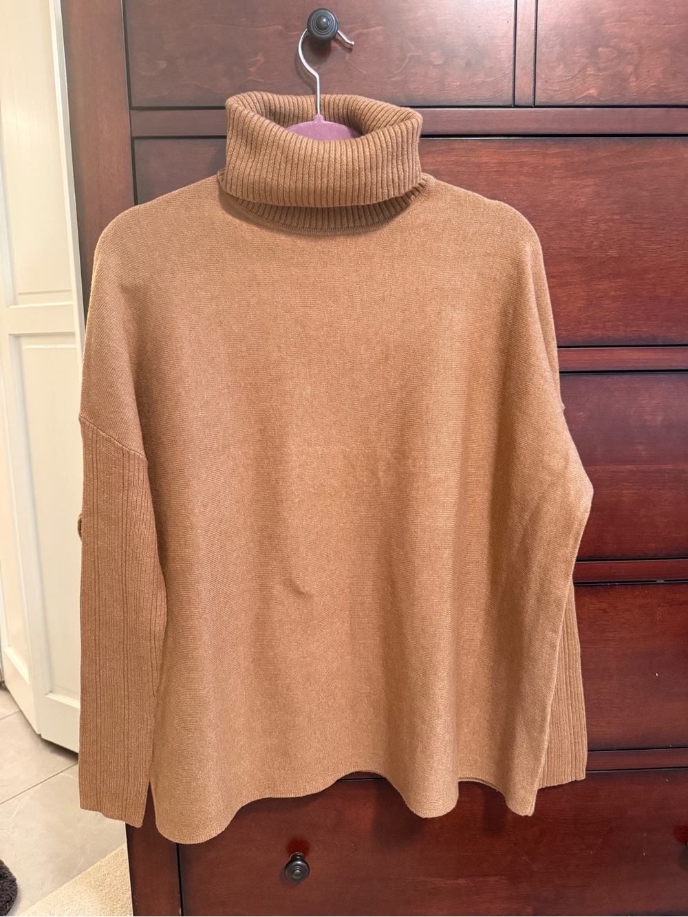 Nordstrom Camel Turtleneck Sweater